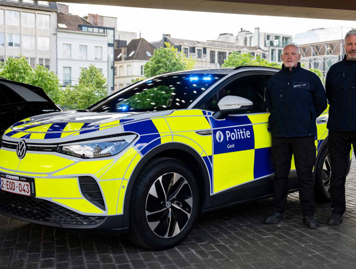 Volkswagen ID.4 elektrische politiewagen MIG Motors