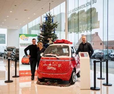 Microlino MIG Motors Jingle Lino - actie goede doel De Warmste Week 2023