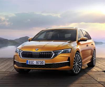 Skoda Octavia Combi oranje MIG Motors