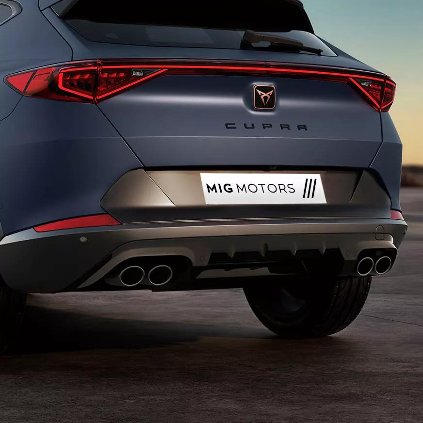 Cupra Formentor SUV uitlaat exhaust