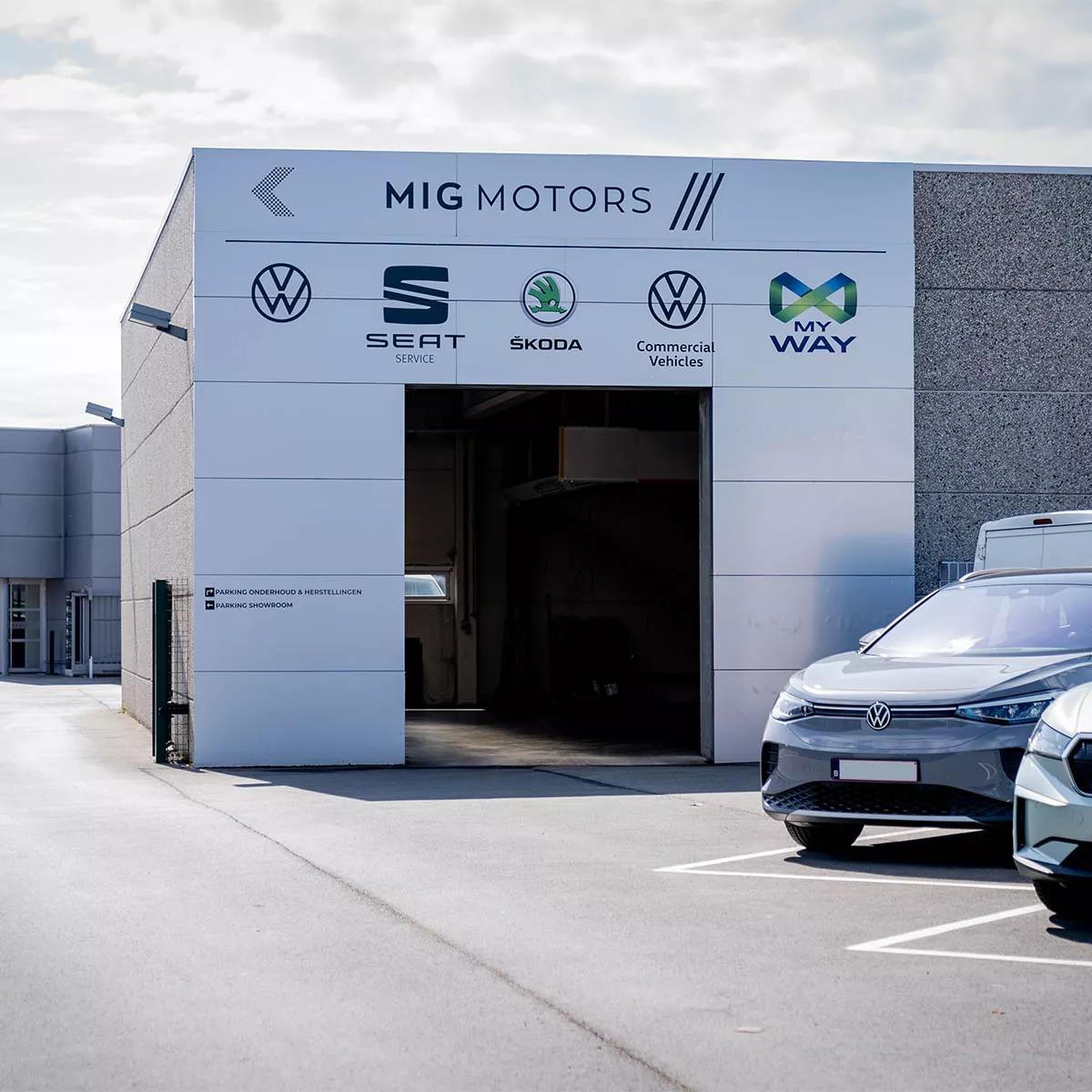 MIG Motors Eke pop-up showroom