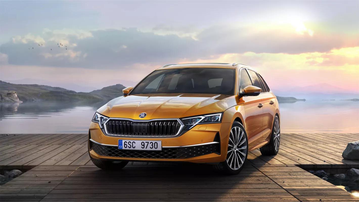 Skoda Octavia Combi oranje MIG Motors