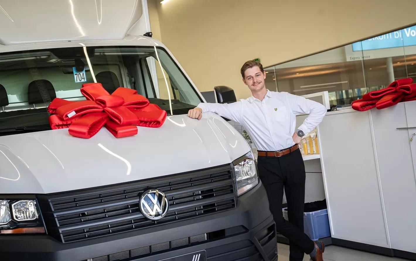 Volkswagen Crafter meubelbak levering