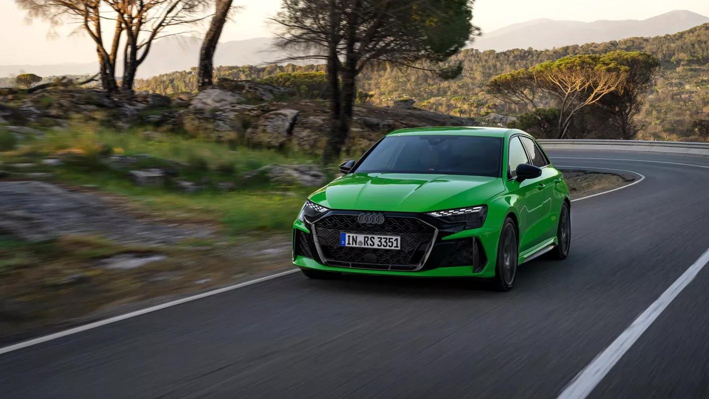 Audi RS 3 groen