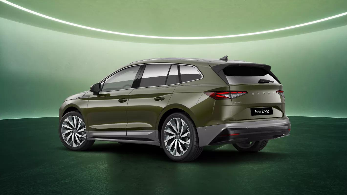 Skoda Enyaq groen 85 MIG Motors